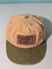 Faded Glory Strap Back Adjustable Hat Made In USA Vintage
