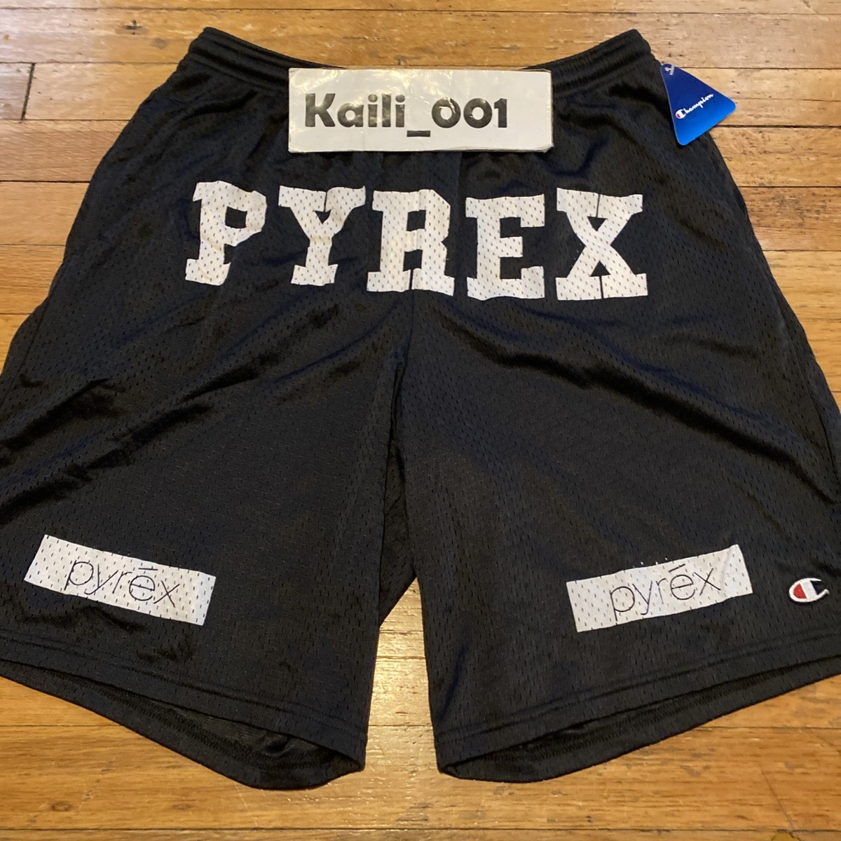Pyrex Vision Shorts Large Religion Black Kanye ASAP RSVP Virgil