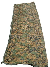 US Military USMC Zippered Poncho Liner Woobie Blanket WOODLAND MARPAT- EXCELLENT