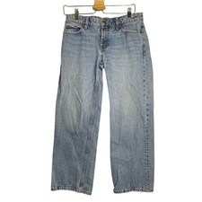 ZARA The Indie Pant Light Wash Denim Jeans Women's Size 6