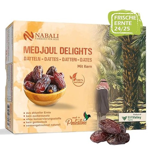 NABALI FAIRKOST Medjool - Medjoul Datteln Delight Qualität I 100% natürlich arom - Bild 1 von 5