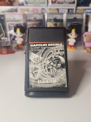 Captain Beeble Atari 400 800 XL XE Computer Cartridge Inhome Software Rare