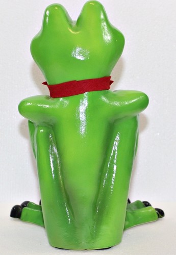 Figura de Jardín Divertido Rana Sentado H 33 CM Con Broma Sensor Movimiento Quak - Imagen 5 de 5