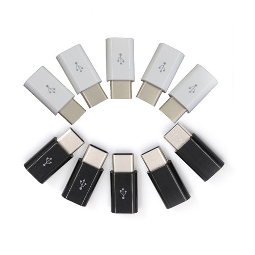 5X USB Typ-C Micro-Stecker auf USB 3.1 Buchse Konverter USB-C-Adapter-ToolZ _dy - Afbeelding 7 van 13