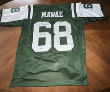 Kevin Mawae Signed NY Jets Custom Jersey Inscribed “HOF 2019”- Beckett Authentic