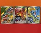 Pokemon TCG Mega Evolution Promo 037 038 039 Bulbasaur Charmander Squirtle NM