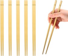 9.5 Inch X 5 Pairs Chopsticks,Reusable,Simplea and Minimalistic Design,More Size