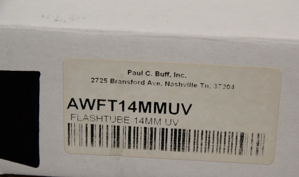 Brand New Paul C. Buff AWFT14MMUV 14MM UV Standard Flashtube For Alienbees - Image 3 of 3
