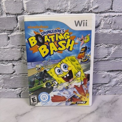 SpongeBob's Boating Bash (Nintendo Wii 2010) Complete w/ Manual & Tested  