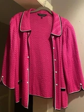Ming Wang Jacket XL Fuschia NWOT