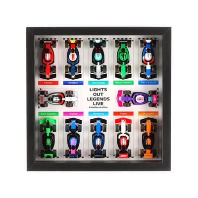 PLEXICO UNIQUEDISPLAY SANNAHED Frame Display Case for LEGO 71049 F1 Collectible Race
