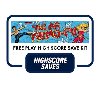 HighScoreSaves - Yie Ar Kung Fu Arcade Free Play + High Score Save Kit