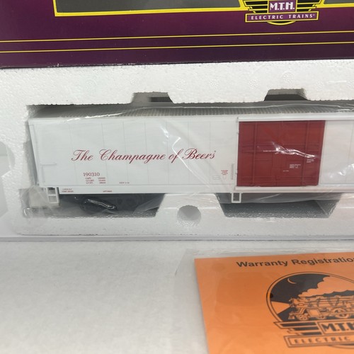 MTH Premier 20-94222 Miller High Life Beer 60’ Reefer Car O Gauge New #190310 - Picture 5 of 10
