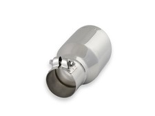 Flowmaster 15365 Polished Stainless Exhaust Tip 4 In Out Fits 2.5 In Clamp-on