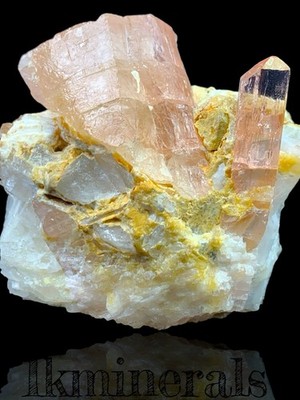 122 g Imperial Topaz Crystal  Terminated Peach-Pink, Katlang, Crystal Specimen
