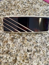 Art Deco Made In France Carved Celluloid Cellulose Torteshell Hair Barrette