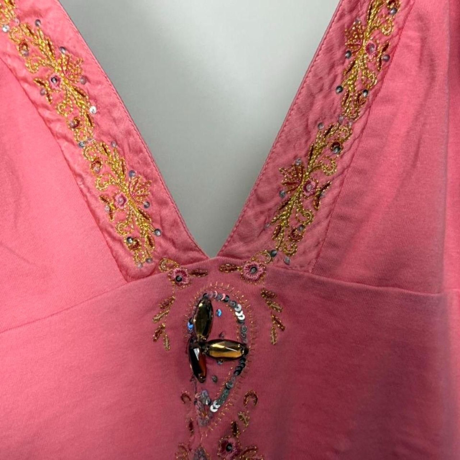 Vintage Beaded Halter top