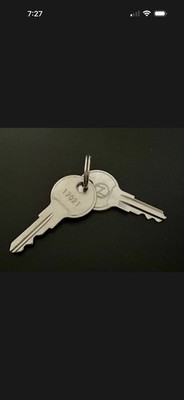 Notifier Fire Alarm Panel / Pull Station 17021 Keys - Chrome - LOT OF 2
