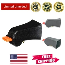 Roy Gonia Mega Whistle - Easy-to-Blow Hunting Dog Training Whistle, Black