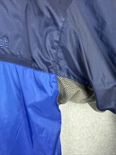 Giacca a vento Marmot blu e nera uomo piccola full zip - Foto 4 di 10