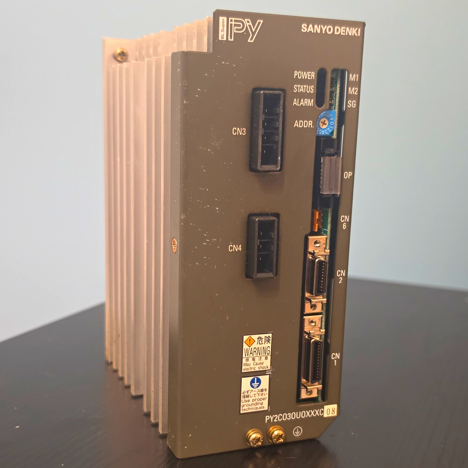 SANYO DENKI Servo Amplifier PY2C030U0XXXC08 DC 3-Phase 0.75kW Brushless