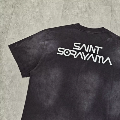 SAINT Mxxxxxx Sorayama T-Rex T-shirt Hajime Sorayama Mens Grey