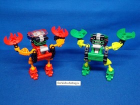 LEGO Bionicle Tahnok (8563) & Lehvak (8564) Incomplete Bohrok 2002 Sets