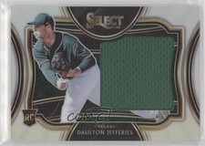 2021 Select Horizontal Rookie Jumbo Swatches Holo Prizm Daulton Jefferies sh7