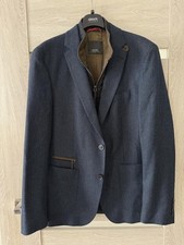 Men Digel Blazer Navy Wool M 39WG