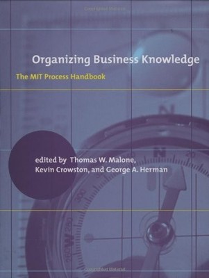 ORGANIZING BUSINESS KNOWLEDGE: THE MIT PROCESS HANDBOOK By Thomas W. Malone VG
