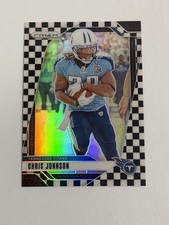 Chris Johnson 2024 Panini Prizm #284 Black & White Checkerboard Prizm SP