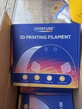 Overture PLA Filamento per stampante 3D 1,75 mm, Nero - per stampanti 3D FDM