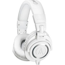 Audio-Technica ATH-M50xWH Professional Studio Monitor Headphones White