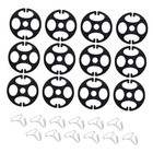 24PCS Seat Covers for Cars Hooks,12 Plastic Car Seat Cover Chucks + 12 Metal 