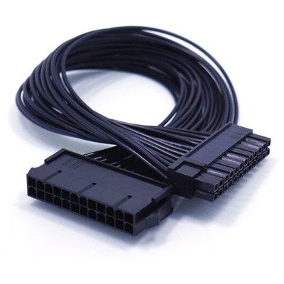 ATX 24 Pin Motherboard Power Extension Cable 12.6 Inches / 32cm, Internal PC PSU