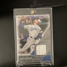 Topps 2026 Series 1 Roki Sasaki Major League Material Relic Dodgers MLM-RS