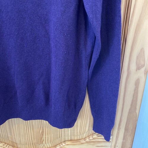 John Lewis Kaschmir Pullover Damen Größe UK 18 Lila Rollkragen Strick Rollkragen - Bild 6 von 9