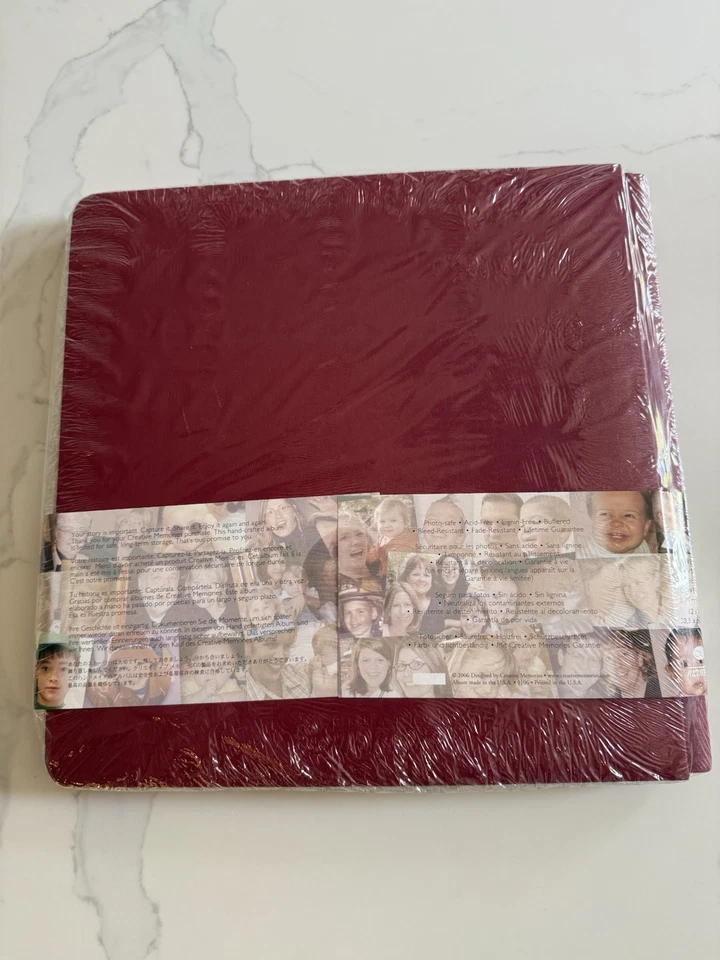 NUEVO Juego de Cubierta Creative Memories 12x12 Rojo Rubí NUEVO SELLADO Juego de Cubierta con Páginas Foto 3 de 4