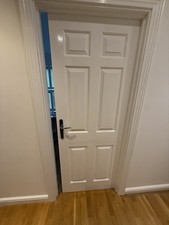 3 White Internal Doors Used In Very Good Condition