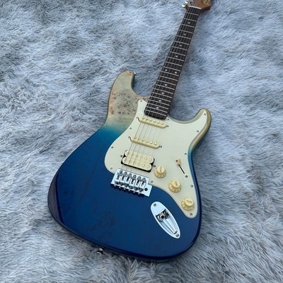 ST Electric Guitar/Stainless Steel Round Head Wire/Bull Bone String/from US