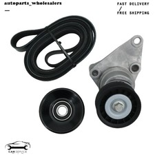 Drive Belt Tensioner Idler Pulley Kit For Chevy Silverado Tahoe Gmc 5.3 6.0l V8 Drive Belt Tensioner Idler Pulley Kit For Chevy Silverado Tahoe Gmc 5.3 6.0l V8