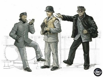CMK Deutsche German Crew for AA gun-3.7 Schnellboot S-100 1:72 Bausatz F72159