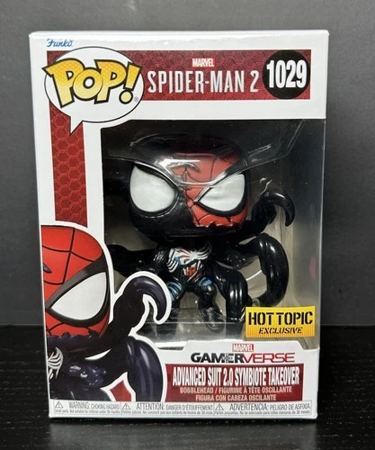 Funko Pop! Spider-Man 2 Advanced Suit 2.0 Symbiote Hot Topic Exclusive #1029