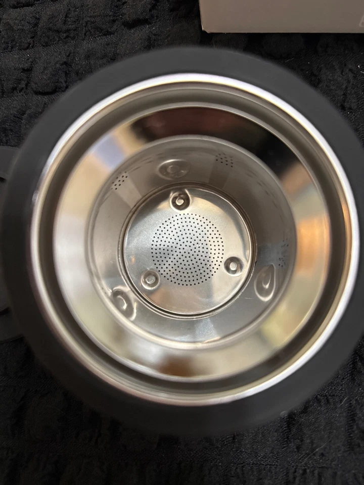 Sipology Universal Tea Infuser Stainless Steel Teflon Trim w Lid Coaster - Image 4 of 4