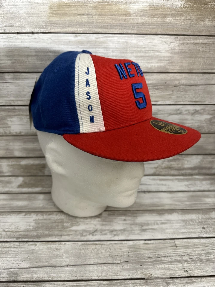 De colección New Jersey Nets Reebok NBA Hardwood Classics Jason Kidd Sombrero Talla 7 3/8 Nuevo Foto 2 de 4