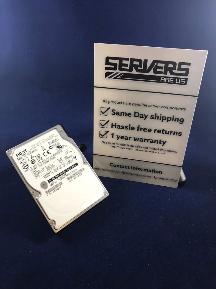 Netapp/Hitachi 900GB 2.5" Hard Drive HUC109090CSS600 6G SAS 10K SFF 0B26037 - Image 2 of 4