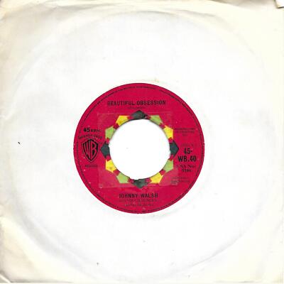 Johnny Walsh�with�Sir Chauncey & His Orchestra Beautiful Obsession UK 45 7'' sgl