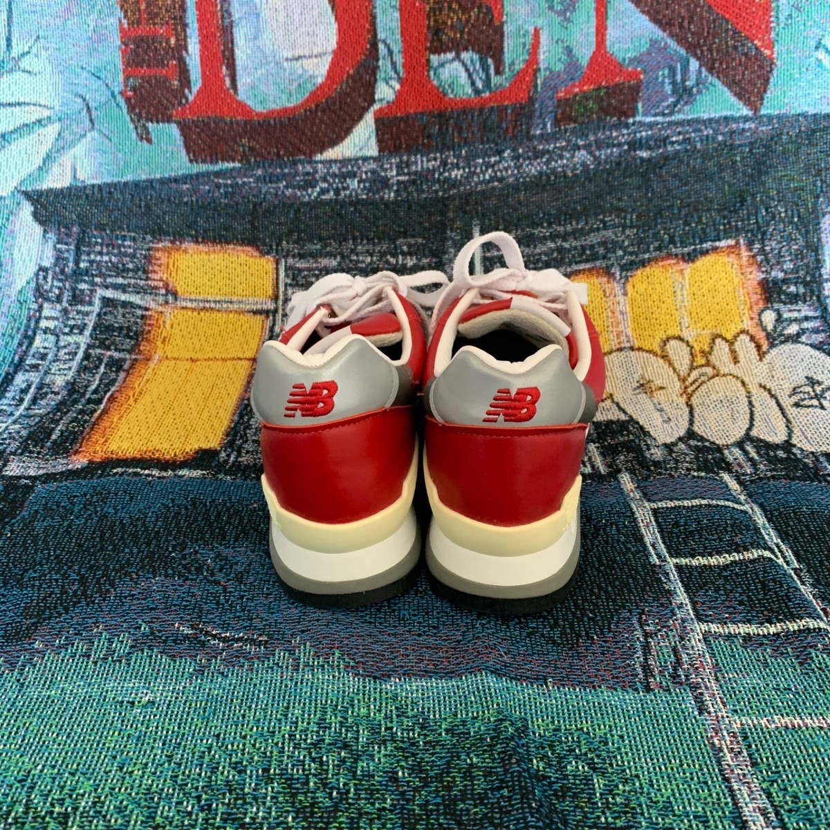 New Balance 996 M996NCA Red Leather Made In USA Size 7.5 RARE