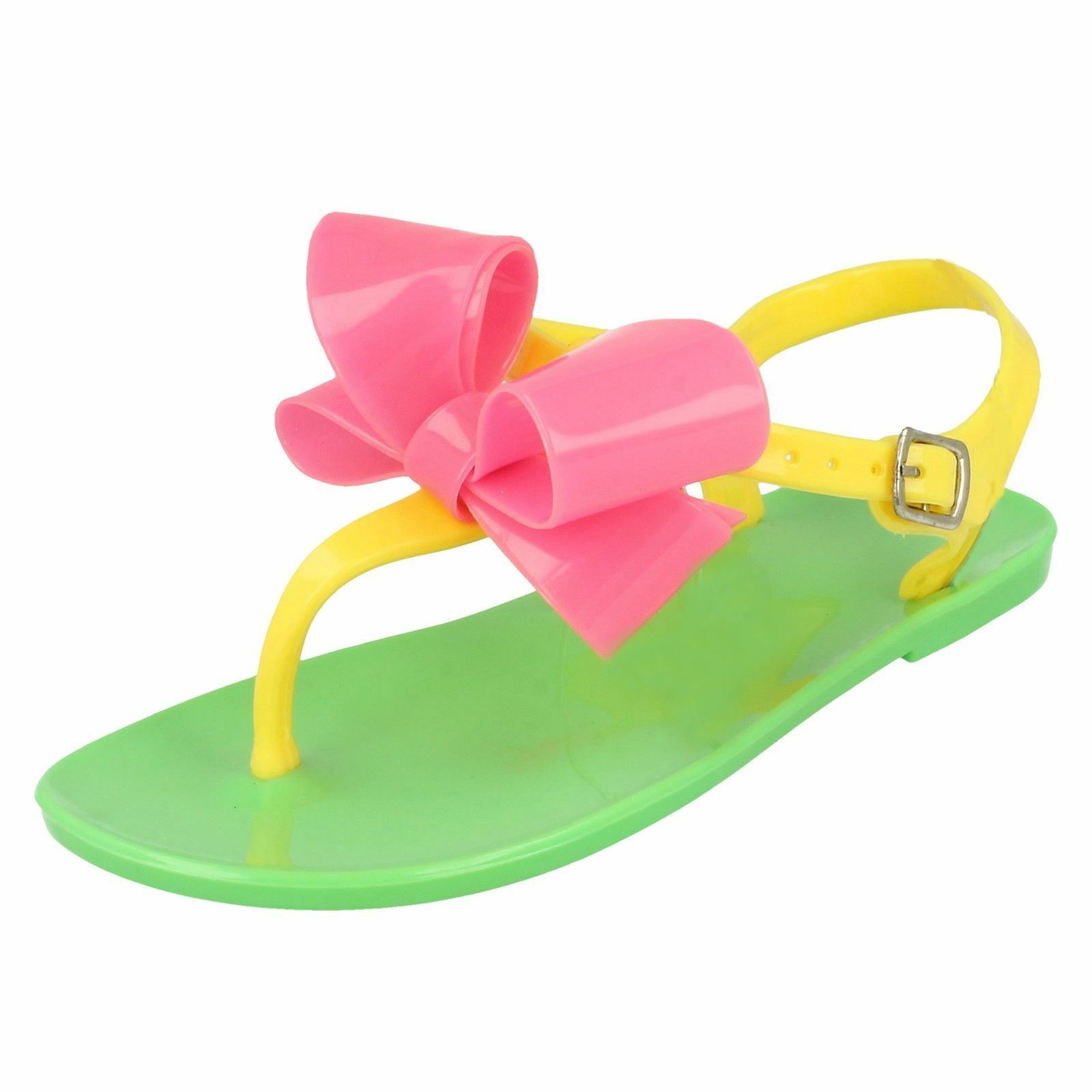 jelly toe post sandals