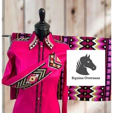 Western Showmanship Horsemanship Pleasure Show Shirt and Matching Show pad 34x40